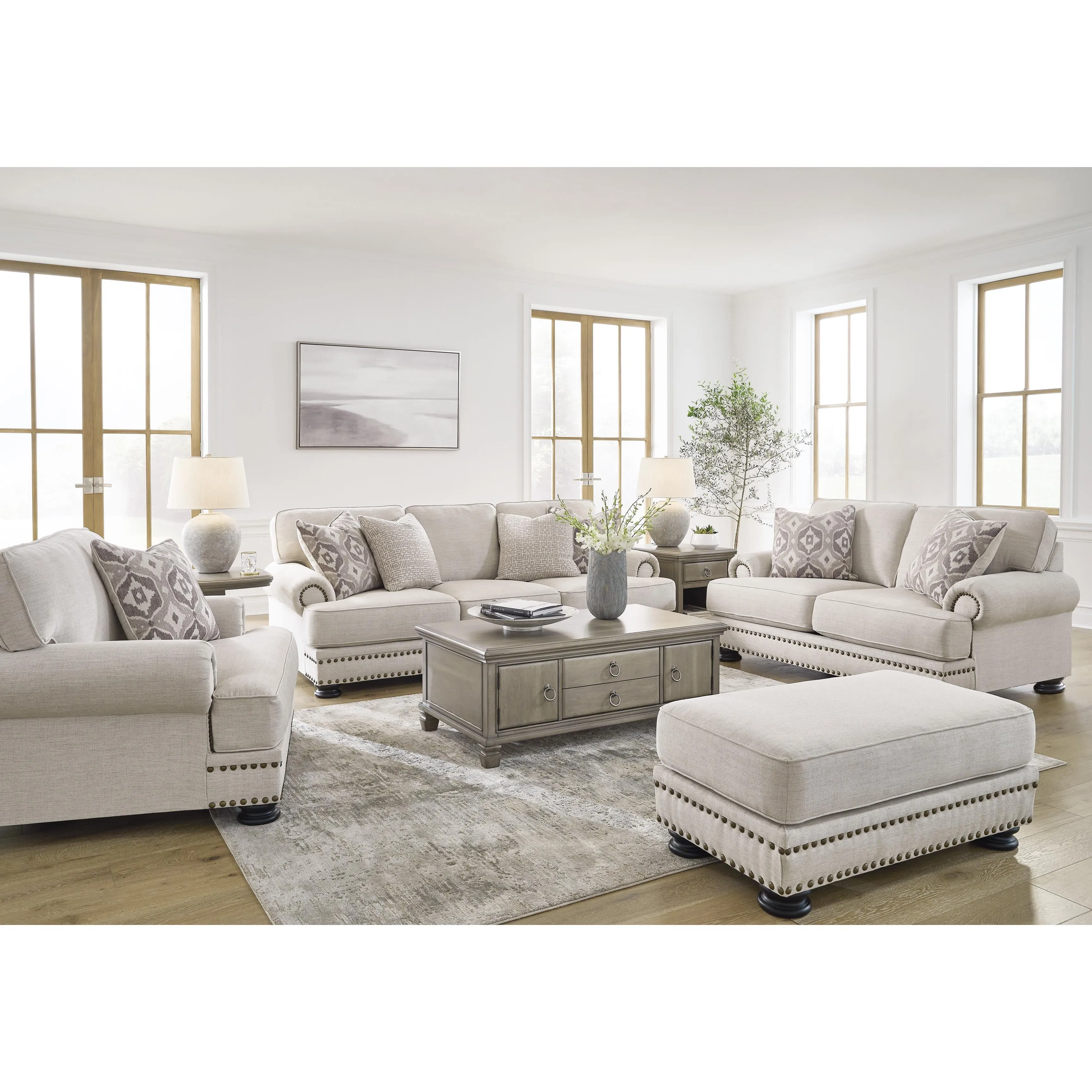 Benchcraft Merrimore Stationary Fabric Loveseat 6550435