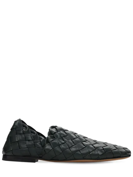 Bottega Veneta   Intrecciato leather loafers 