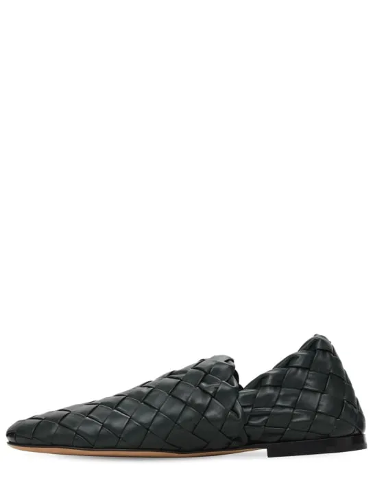 Bottega Veneta   Intrecciato leather loafers 