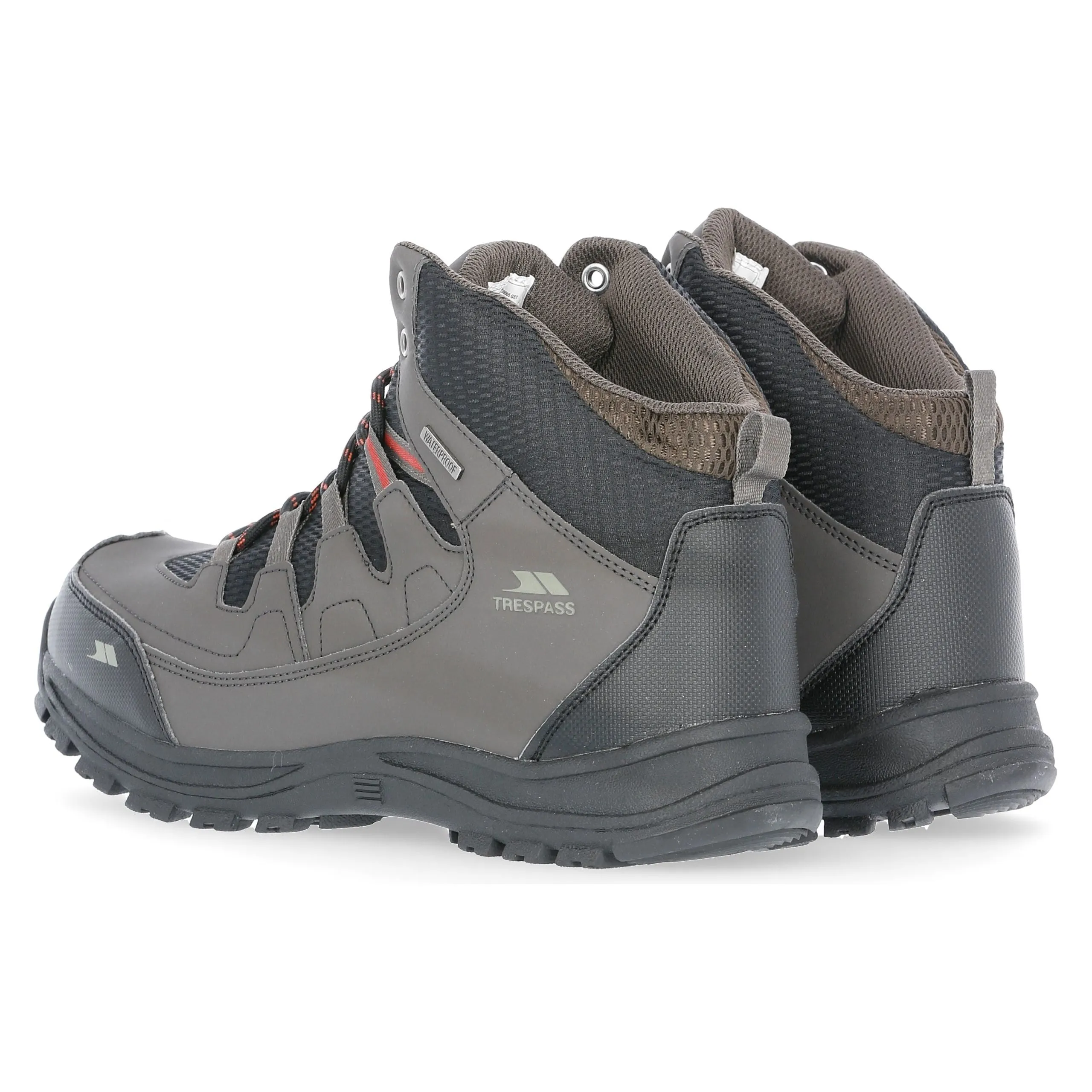 Finley Mens Walking Boots - Coffee Brown