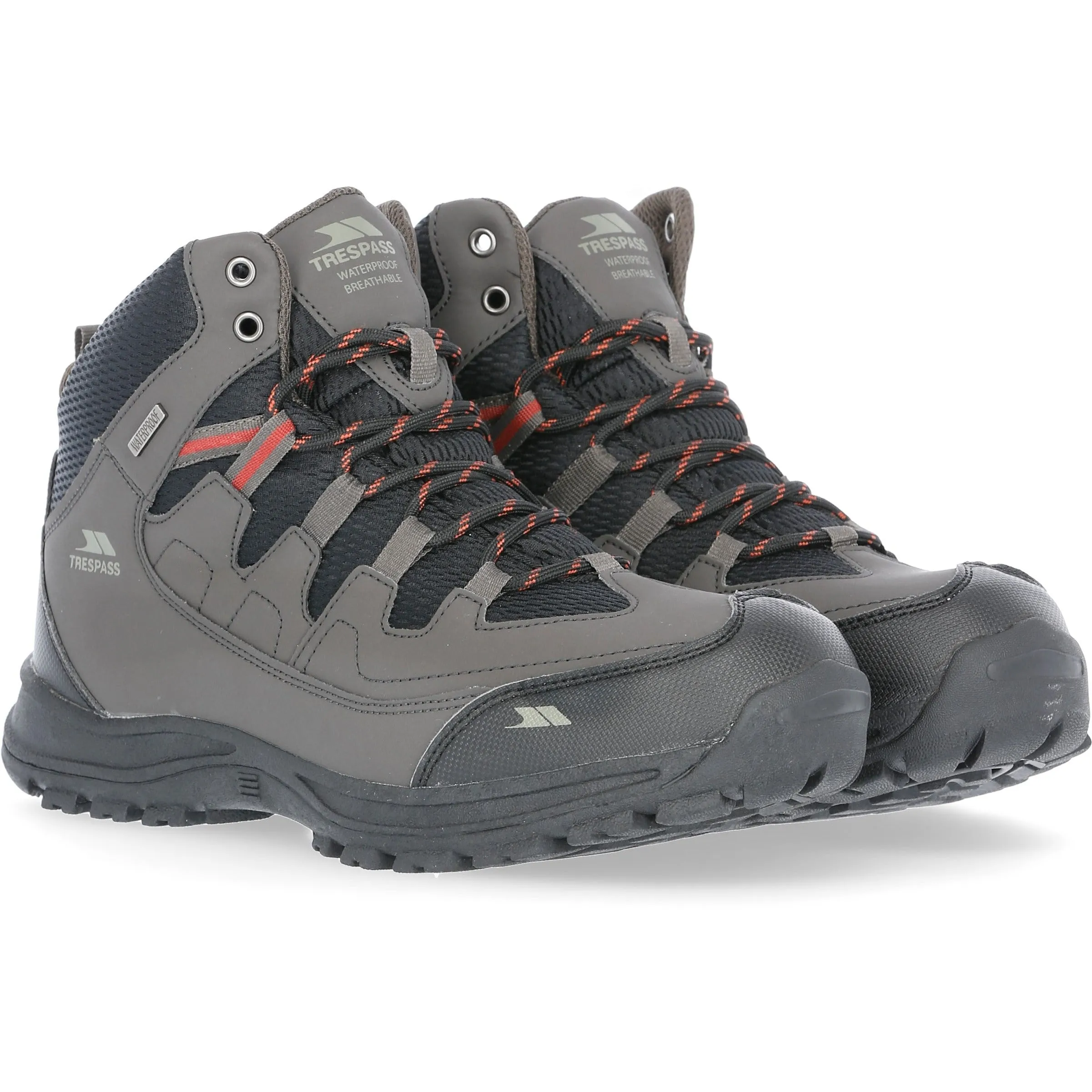 Finley Mens Walking Boots - Coffee Brown