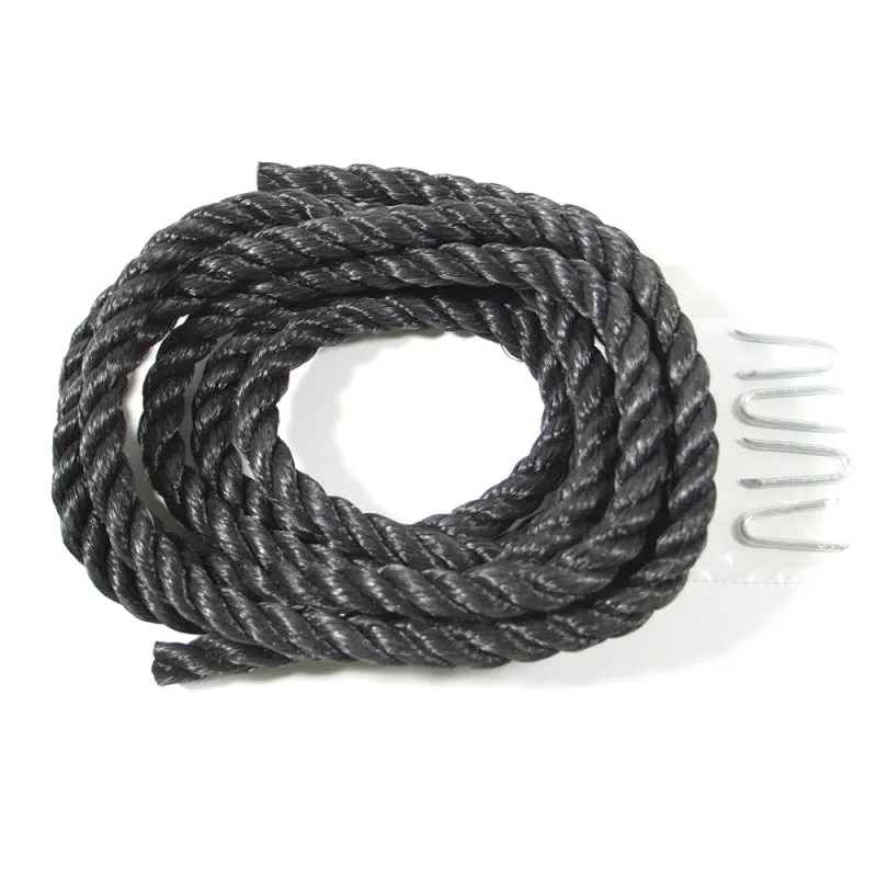 Playstar PS 7828 Climbing Rope, Polypropylene, Black :EA: QUANTITY: 1